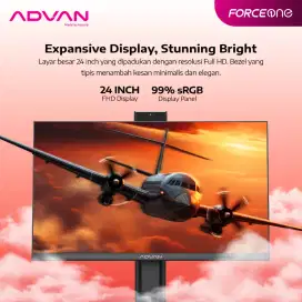 ADVAN FORCE ONE AIO ALL IN ONE PC RYZEN 5 6600H 8GB 512SSD W11