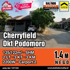 Rumah Minimalis Siap Huni Cherry Field Dekat Podomoro