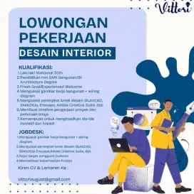 Lowongan Design Interior