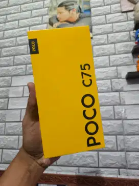 Poco C75 RAM 6/128 BNIB NEW SEGEL FREE CASE