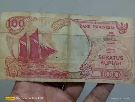 Uang Jadul Rp. 100 Tahun 1992