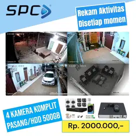 PAKET SPC 4 KAMERA PROMO GRATIS PASANG