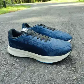 Sepatu Sport Running Navy Jogging Olahraga