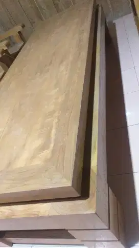 Meja kayu jati asli