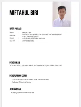 Cari lowongan pekerjaan