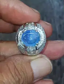 NATURAL BLUE SAPPHIRE SRILANKA Gold Diamond