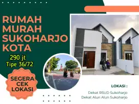 JUAL RUMAH READY TIMUR GOR MERDEKA JOMBOR SUKOHARJO KOTA