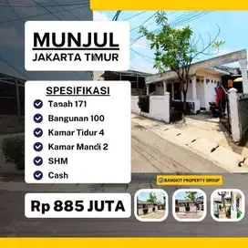 Rumah second 4 kamar tidur 2 kamar mandi murah jakarta