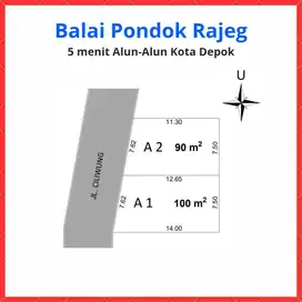 Jual Tanah Kavling di kalimulya Cilodong Depok. Siap Bangun Rumah