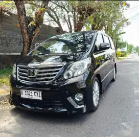 BU JUAL CEPAT Toyota Alphard CBU 2013 Hitam Istimewa