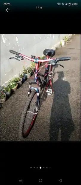 Sepeda Gunung MTB upgrade, tinggal gowesssss (Lelang)