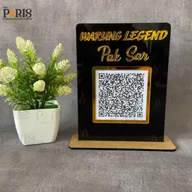 QR Code Doubel Akrilik The Paris Creative