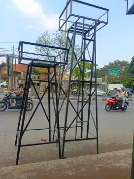 tiang toren tinggi 2 meter dan 3 meter untuk toren 500 liter