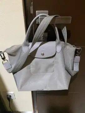 Preloved Long Champ Baby Blue Bag