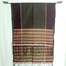 Vintage Kain Adat dUlos Ragi Hotang Ber-Mote. Batak, Sumatera.± 50 Th.