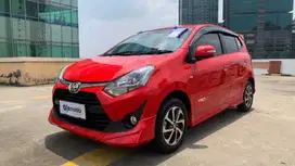 TDP 5Jt Toyota Agya 1.2 G TRD Sportivo Bensin-MT 2019 Merah /