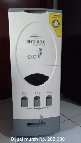 Box rice , tempat taruh beras