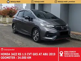 [ LOW KM 34.000 ] Honda Jazz RS 1.5 CVT GK5 AT Abu 2019/2020