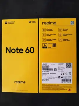 Realme Note 60 6/128 NEW TERMURAH