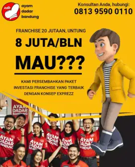 Pertama di Dunia!Franchise Ayam Dadar Bandung, Peluang Emas untuk Anda