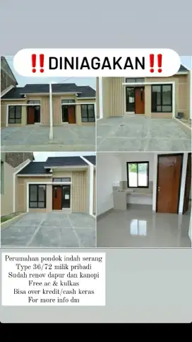 Over Kredit Rumah Non Subsidi/ Komersil Kota serang