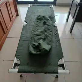 Kasur lipat/velbed jatah tni ada 4 pcs