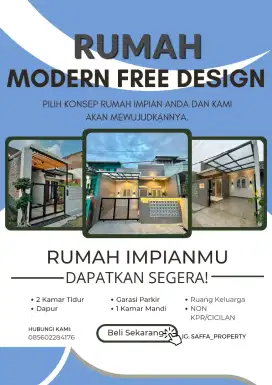 Hunian 2lt mewah free request design di buah batu