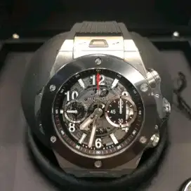 Hublot Big Bang Unico Titanium/Ceramic Bezel Chronograph Leather 45 mm