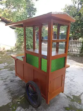 Gerobak Angkringan Bakso Mie Ayam PeceL Bubur Sate Martabak Ronde dlL