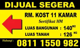 Di JUAL SEGERA RUMAH KOST
