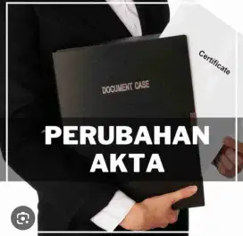 Urus Akta Perubahan CV, PT, PMA, Pendirian Perusahaan Lengkap NIB