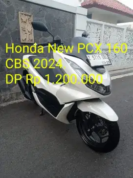 PCX 160 2024. Pajak ON. Like New. KM Low. Mulus. Ori. Cash/Kredit/TT