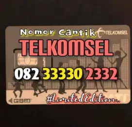 (bisa COD) Nomor CANTIK kartu TELKOMSEL PRA BAYAR Minimalis #2332