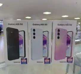 HP Baru Samsung A55 5G Potongan Harga dan Gratis Charger Ori Samsung