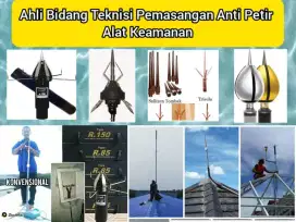 Pemasangan Ahli Tukang Pembumian Grounding Penangkal Petir SNI