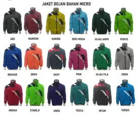 JAKET BOJAN BAHAN MICRO