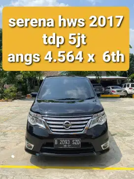 Kredit tdp 5jt angs 4.564 x 6th Nissan Serena hws 2017 matic at