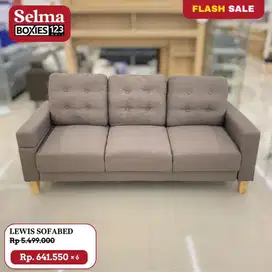 Sofa 3 dudukan bisa rebahan