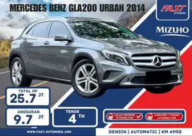 DP 25JT MERCEDES BENZ GLA 200 URBAN 2014 LOW KM.49RB PAJAK PANJANG#F6S