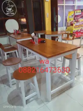 Meja kursi cafe dan makan