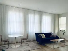 Jual gordyn gorden tirai vertikal roll blind jasa wallpaper dinding vi