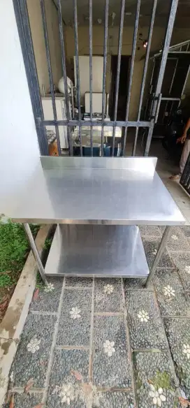 Meja dapur stainless steel uk 100 x 70 x 85