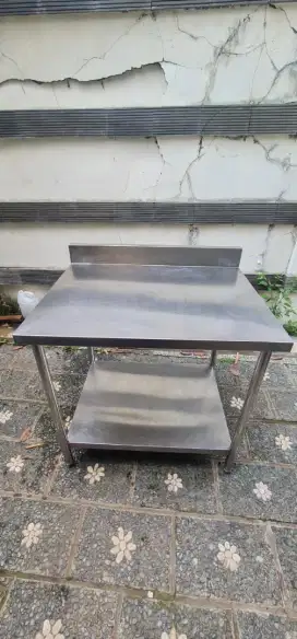 Meja dapur stainless steel uk 90 x 70 x 85