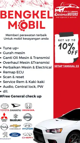 Bengkel Mobil Terbaik Tangerang