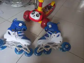 Sepatu roda dan skuter anak