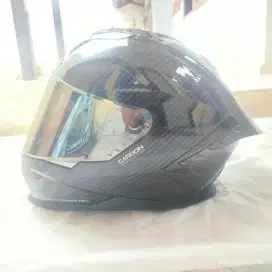 DIJUAL CEPAT HELM JS ARMOR FULL FACE FULL CARBON, SIZE M