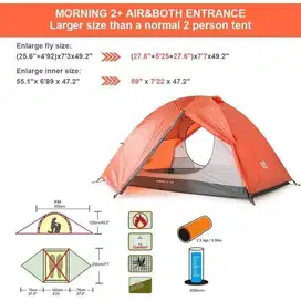 Tenda morning 2+ air mountain inn sports original