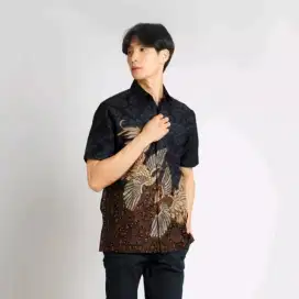 Hadinata Batik Kemeja Pendek Superfine Rajendra Rihana Size M