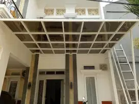 kanopi atap teras rumah termurah area sidoarjo