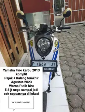 Yamaha fino karbu 2013